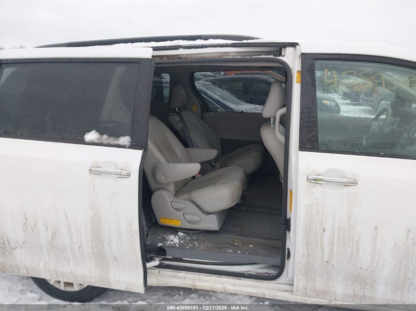 2014 Toyota Sienna Xle V6 8 Passenger VIN: 5TDYK3DC2ES479691 Lot: 43898151