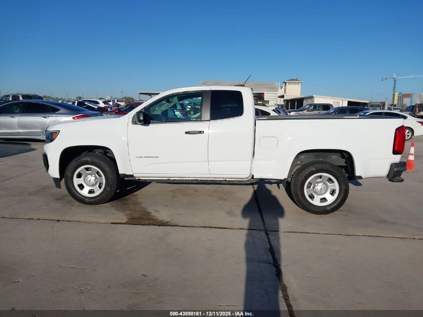 2021 Chevrolet Colorado 2Wd Long Box Wt VIN: 1GCHSBEA4M1160764 Lot: 43898161