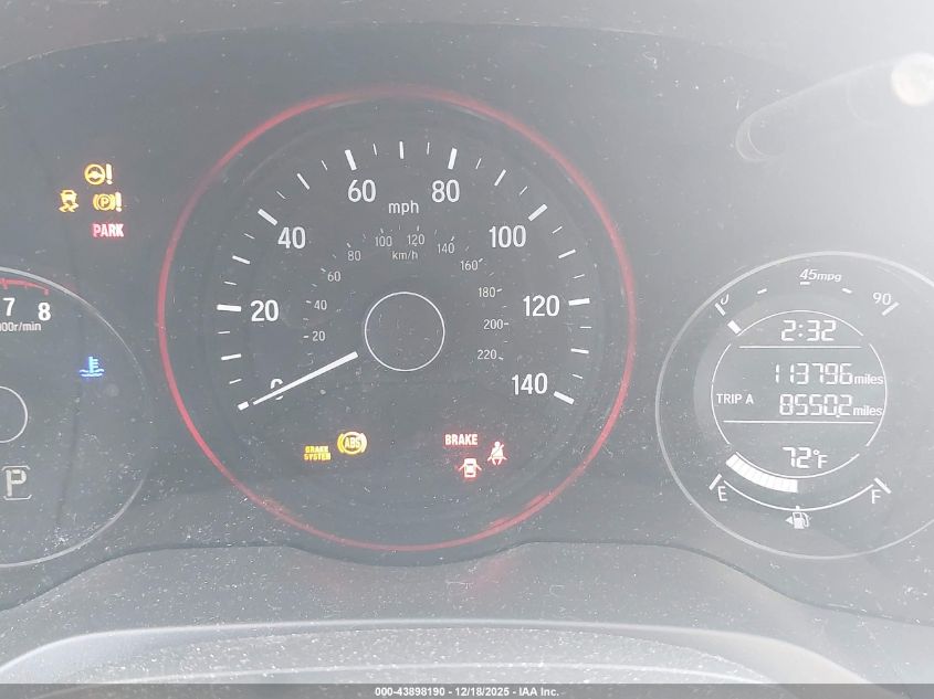 2016 Honda Hr-V Ex VIN: 3CZRU5H56GM706612 Lot: 43898190