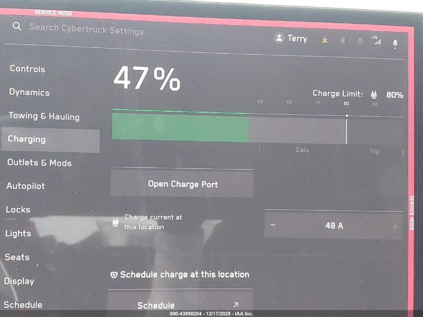 2025 Tesla Cybertruck All-Wheel Drive VIN: 7G2CEHED4SA072245 Lot: 43898204