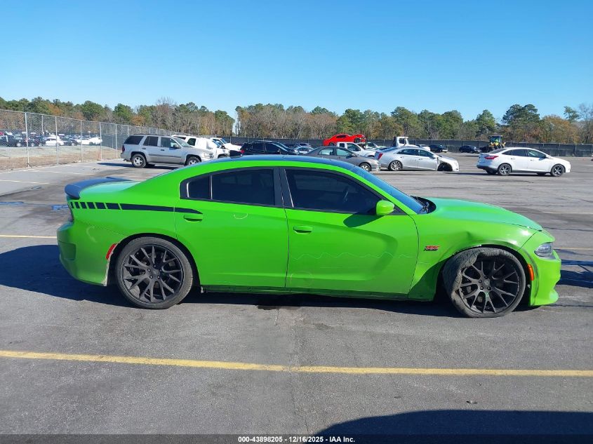 2017 Dodge Charger R/T Scat Pack Rwd VIN: 2C3CDXGJ6HH615480 Lot: 43898205