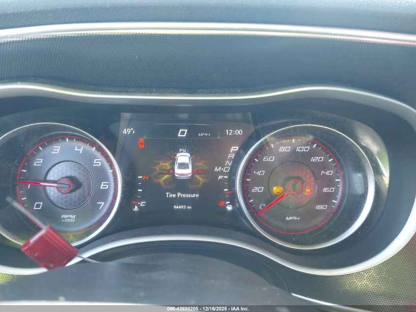 2017 Dodge Charger R/T Scat Pack Rwd VIN: 2C3CDXGJ6HH615480 Lot: 43898205