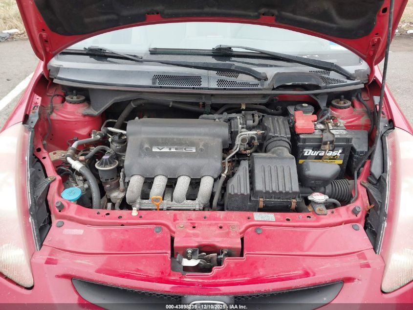 2007 Honda Fit VIN: JHMGD384X7S020202 Lot: 43898239