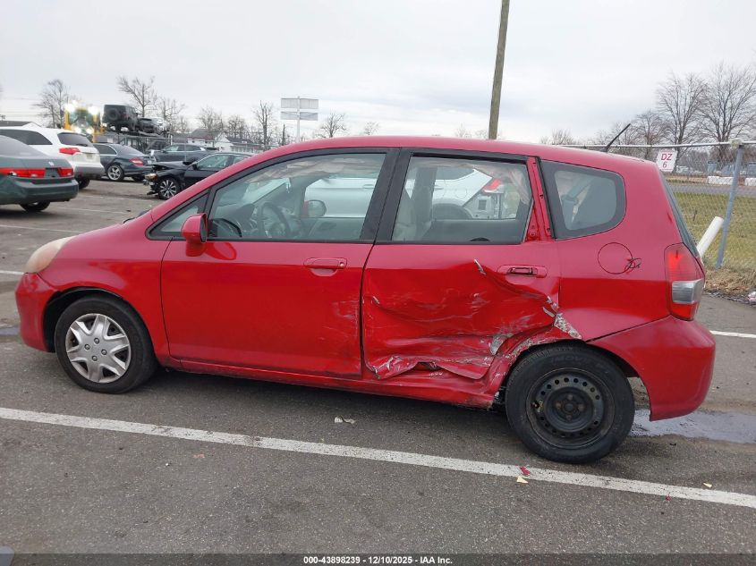 2007 Honda Fit VIN: JHMGD384X7S020202 Lot: 43898239