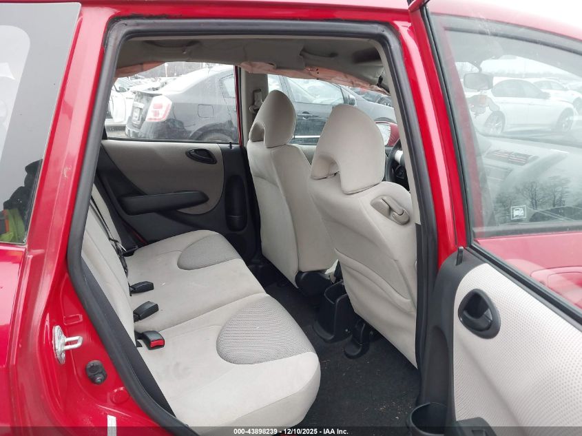 2007 Honda Fit VIN: JHMGD384X7S020202 Lot: 43898239