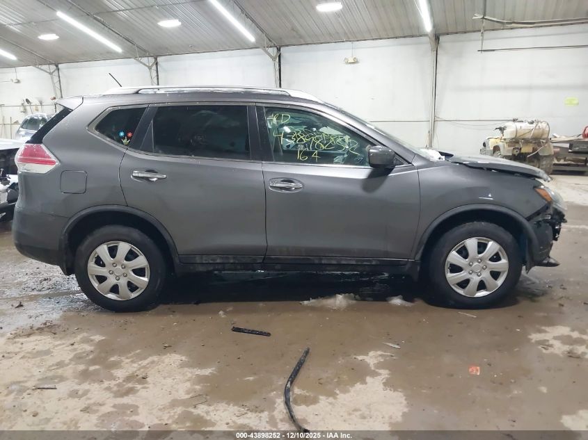 2016 Nissan Rogue S VIN: JN8AT2MV2GW134954 Lot: 43898252