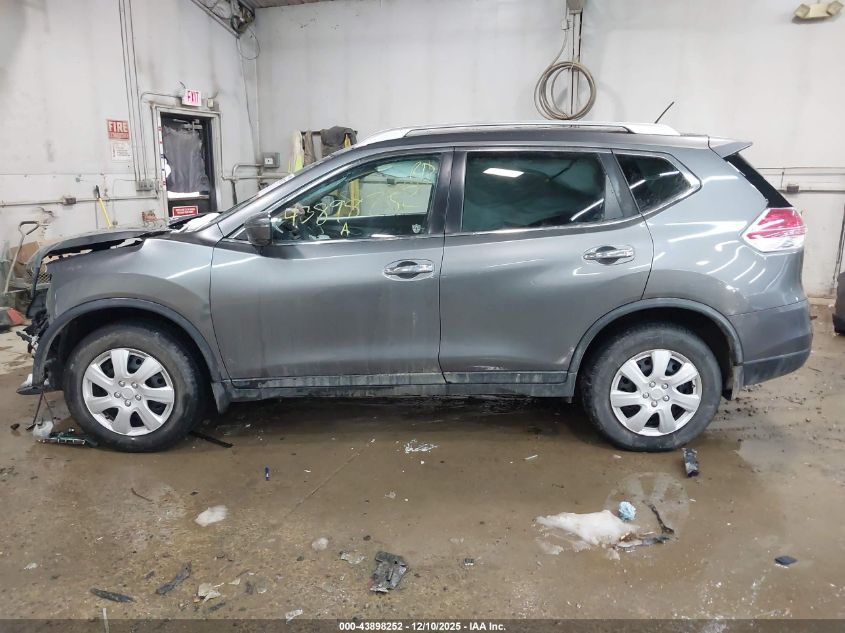 2016 Nissan Rogue S VIN: JN8AT2MV2GW134954 Lot: 43898252