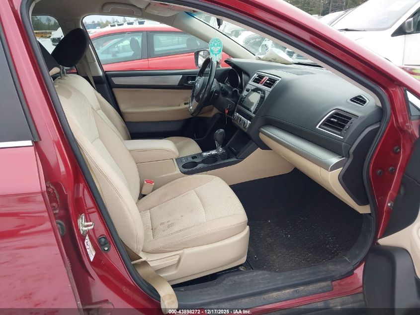 2016 Subaru Outback 2.5I Premium VIN: 4S4BSACC6G3360165 Lot: 43898272