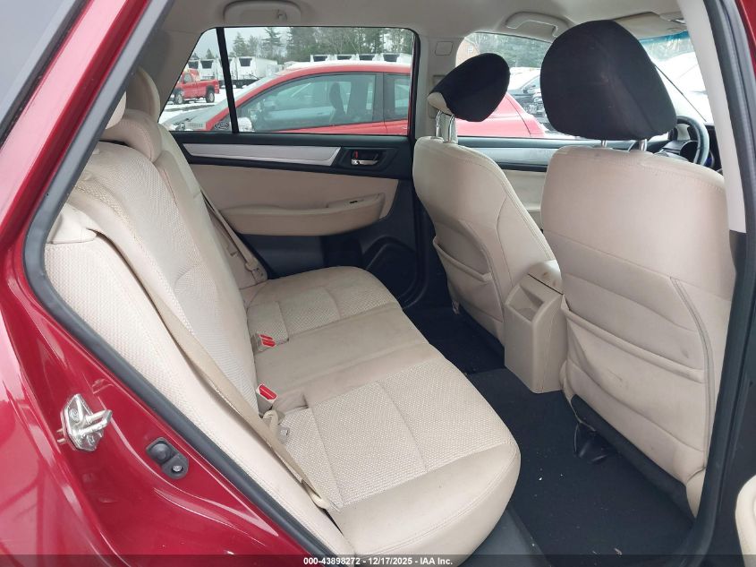 2016 Subaru Outback 2.5I Premium VIN: 4S4BSACC6G3360165 Lot: 43898272