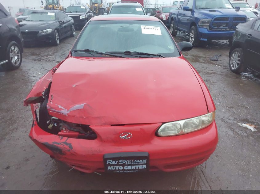 2002 Oldsmobile Alero Gls VIN: 1G3NF52E62C259510 Lot: 43898311