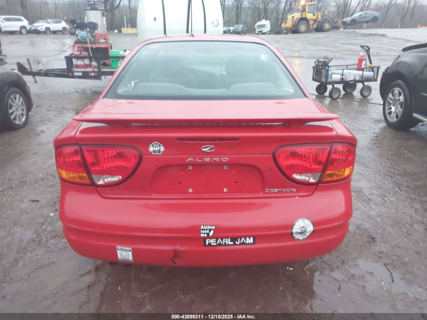 2002 Oldsmobile Alero Gls VIN: 1G3NF52E62C259510 Lot: 43898311