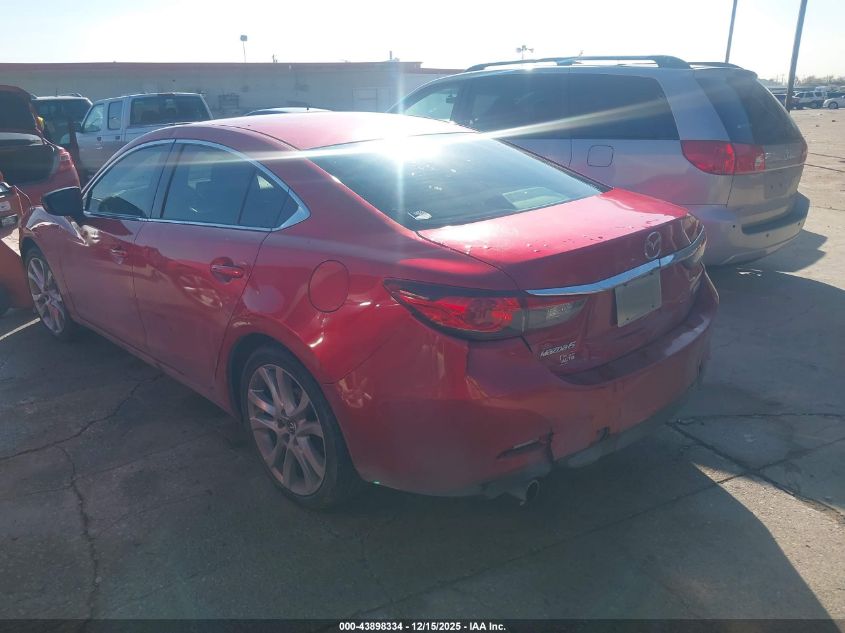 2016 Mazda Mazda6 I Touring VIN: JM1GJ1V5XG1452550 Lot: 43898334