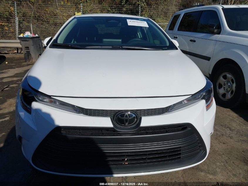 2025 Toyota Corolla Le VIN: 5YFB4MDE5SP348850 Lot: 43898337