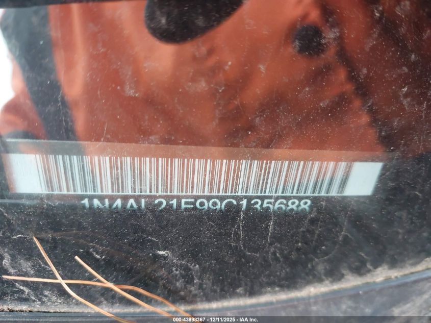 2009 Nissan Altima 2.5 S VIN: 1N4AL21E99C135688 Lot: 43898367