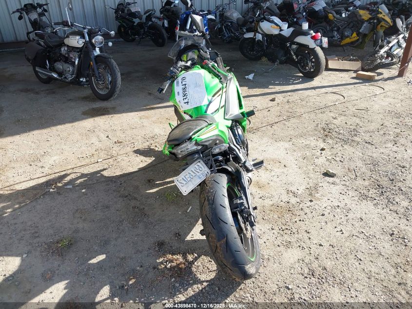 2025 Kawasaki Ex650 P VIN: ML5EXEP13SDAF9187 Lot: 43898470