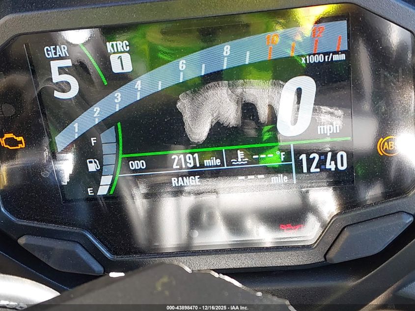 2025 Kawasaki Ex650 P VIN: ML5EXEP13SDAF9187 Lot: 43898470