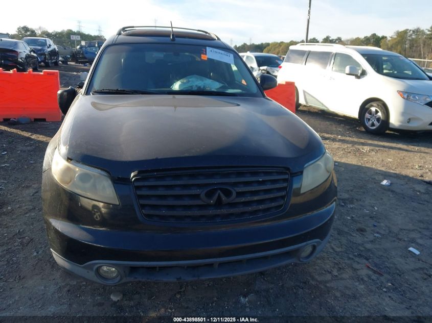 2005 Infiniti Fx35 VIN: JNRAS08U75X100956 Lot: 43898501