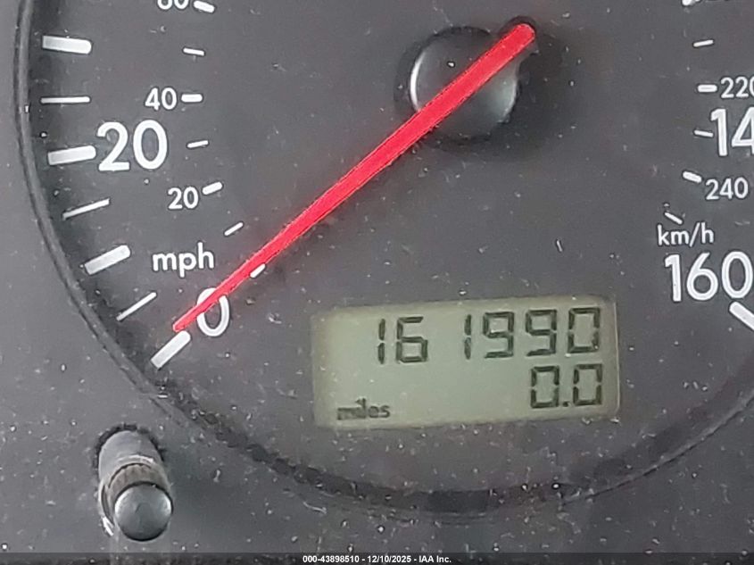 2003 Volkswagen Golf Gls 2.0L VIN: 9BWGK61J934079593 Lot: 43898510