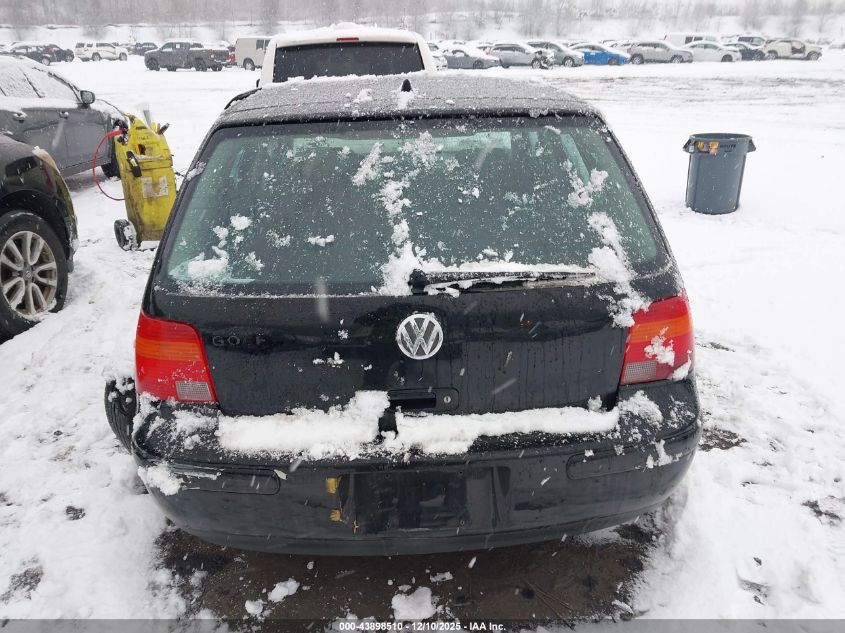 2003 Volkswagen Golf Gls 2.0L VIN: 9BWGK61J934079593 Lot: 43898510