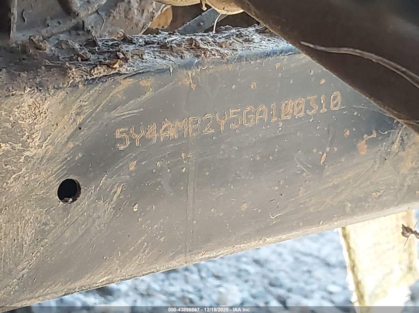 2016 Yamaha Yxm700 Es VIN: 5Y4AMB2Y5GA100310 Lot: 43898567