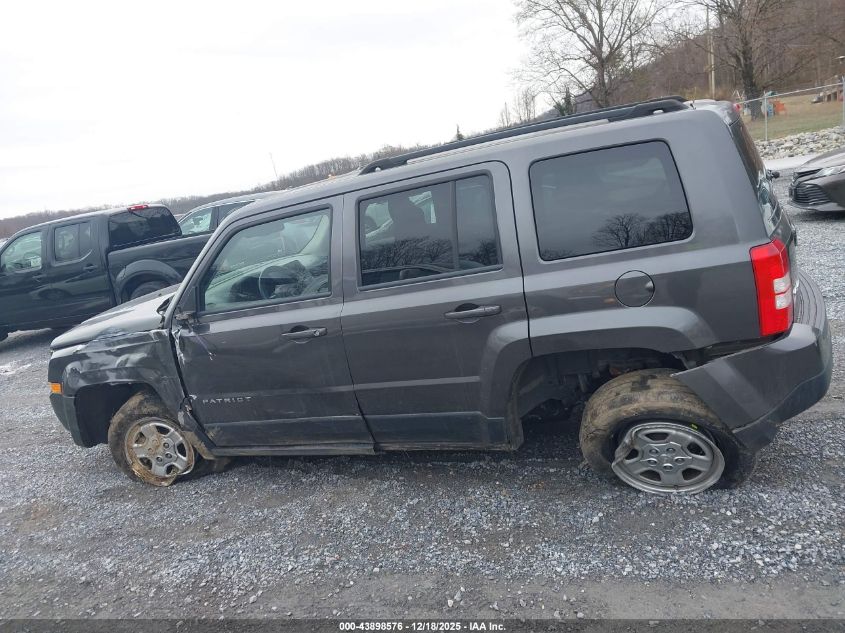 2017 Jeep Patriot Sport 4X4 VIN: 1C4NJRBB5HD145139 Lot: 43898576