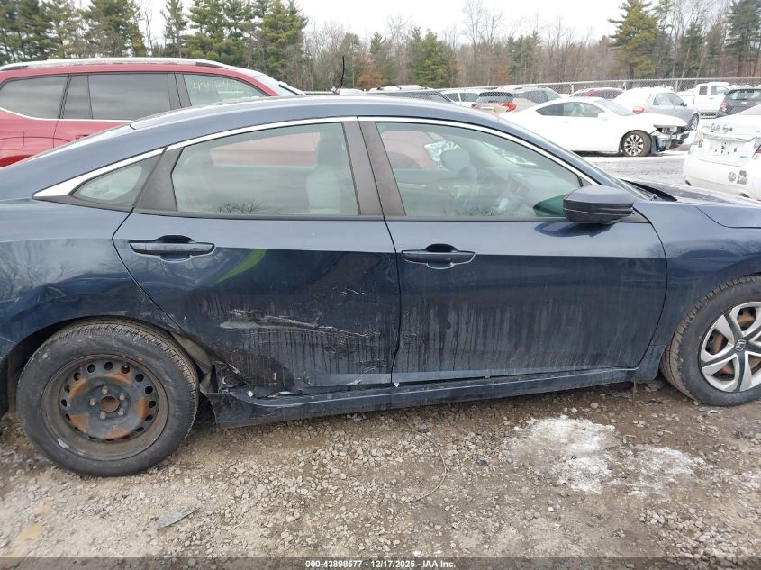 2018 Honda Civic Lx VIN: 19XFC2F56JE209011 Lot: 43898577