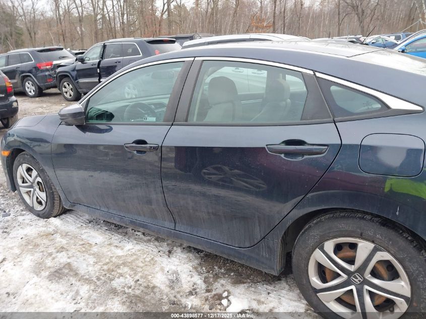 2018 Honda Civic Lx VIN: 19XFC2F56JE209011 Lot: 43898577