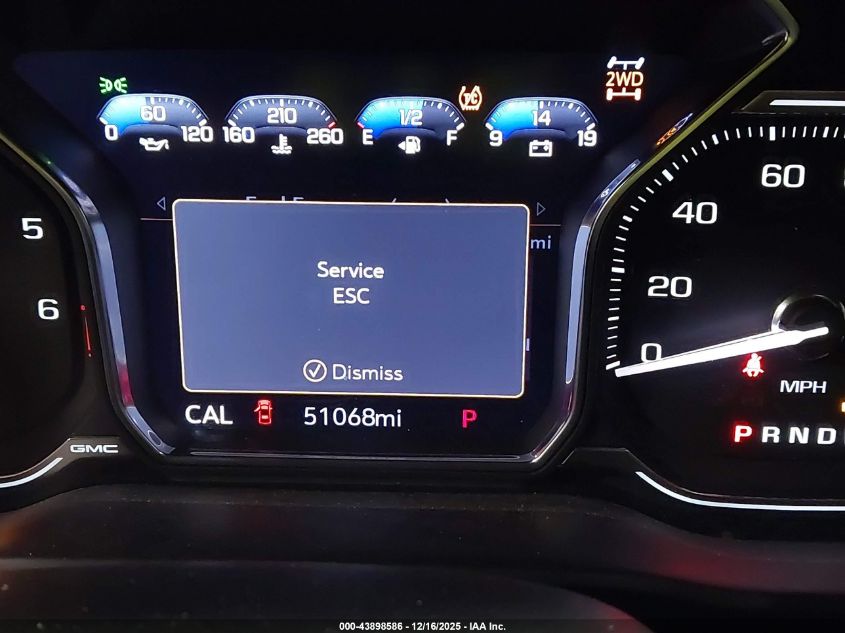 2019 GMC Sierra 1500 Denali VIN: 1GTU9FEL1KZ320293 Lot: 43898586