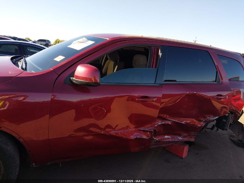 2013 Dodge Durango Sxt VIN: 1C4RDHAG9DC690602 Lot: 43898591