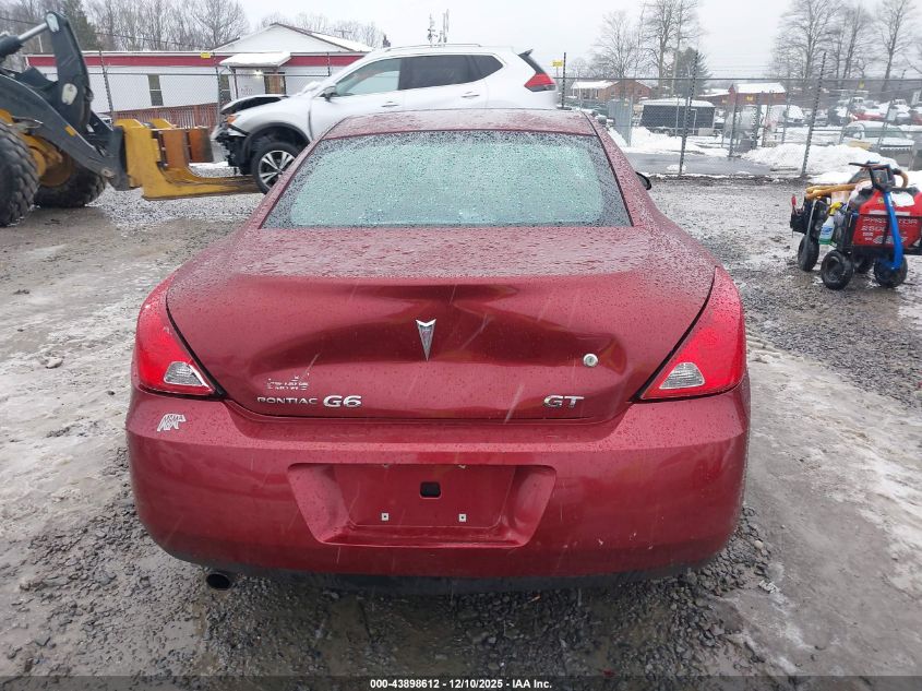 2008 Pontiac G6 Gt VIN: 1G2ZH17N984291498 Lot: 43898612