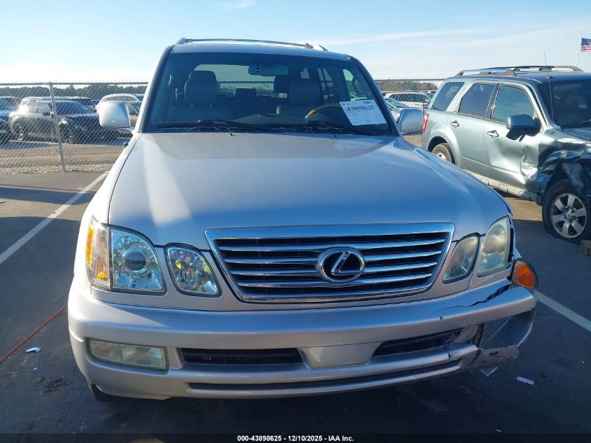 2007 Lexus Lx 470 VIN: JTJHT00W074024426 Lot: 43898625