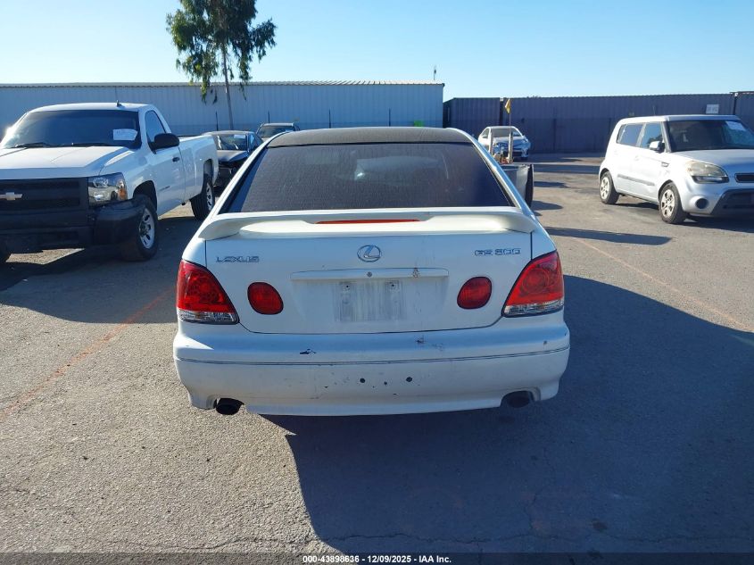 2001 Lexus Gs 300 VIN: JT8BD69S710128367 Lot: 43898636