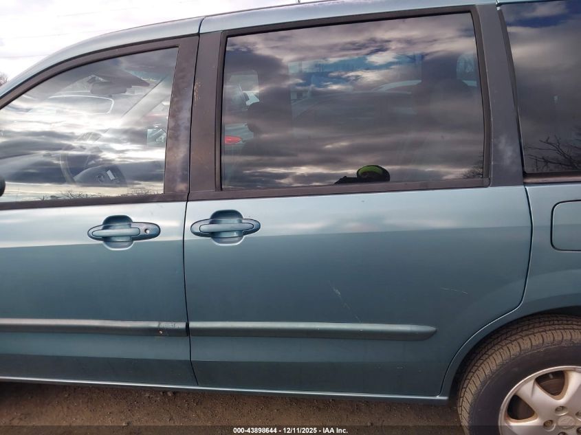 2000 Mazda Mpv Dx/Es/Lx VIN: JM3LW28G1Y0101690 Lot: 43898644