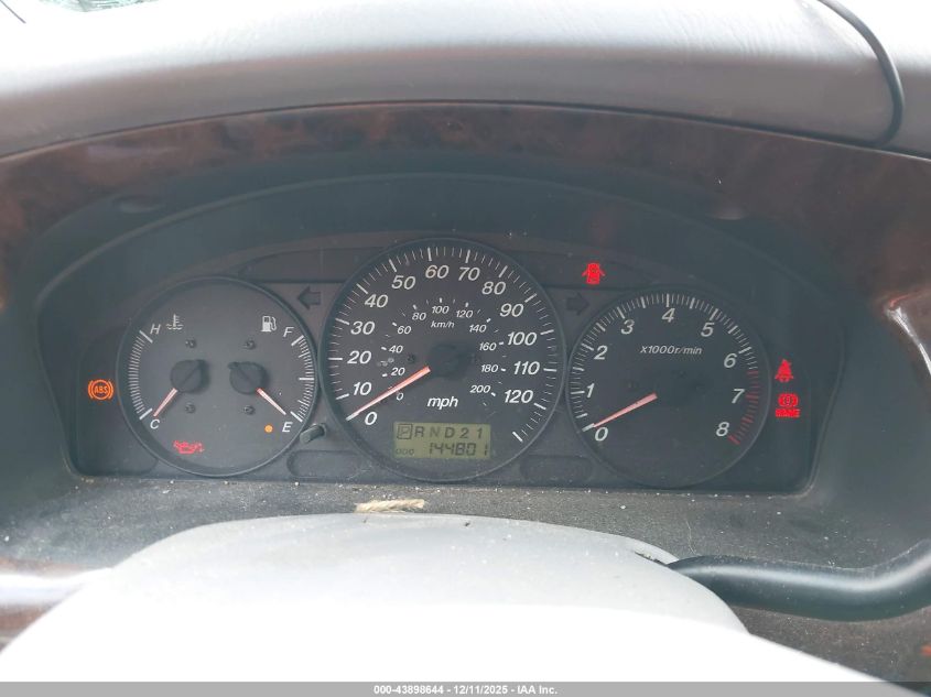 2000 Mazda Mpv Dx/Es/Lx VIN: JM3LW28G1Y0101690 Lot: 43898644