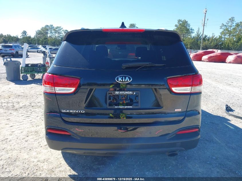 2017 Kia Sorento 2.4L Lx VIN: 5XYPGDA34HG275077 Lot: 43898679