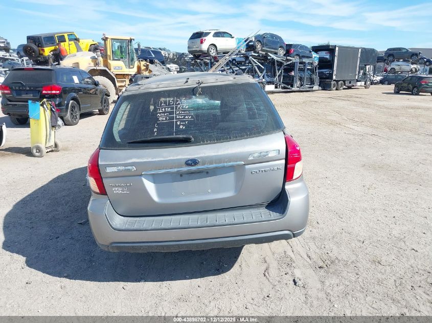 2008 Subaru Outback 2.5I/2.5I L.l. Bean Edition VIN: 4S4BP61C087359167 Lot: 43898702