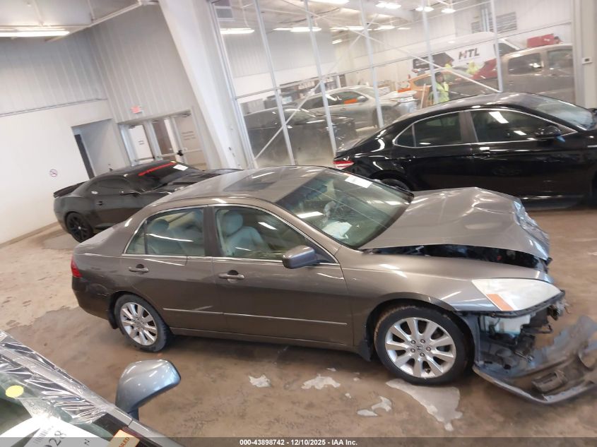 2007 Honda Accord 3.0 Ex VIN: 1HGCM66517A071852 Lot: 43898742