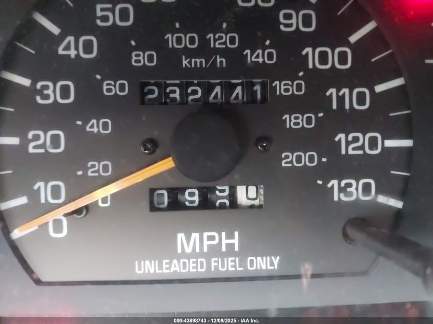 1997 Lexus Lx 450 VIN: JT6HJ88J1V0154582 Lot: 43898743