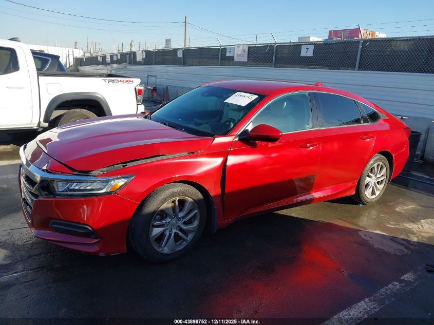 2018 Honda Accord Lx VIN: 1HGCV1F12JA038203 Lot: 43898752