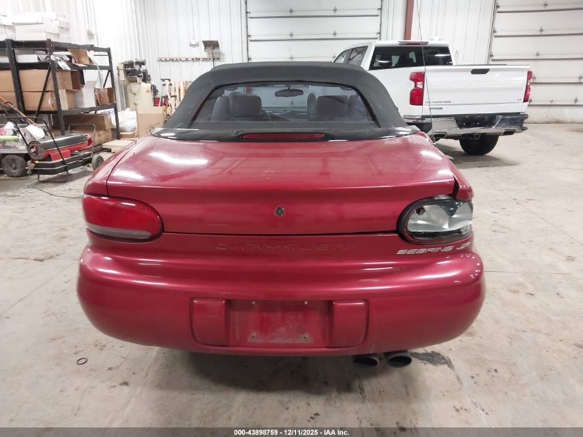 1996 Chrysler Sebring Jxi VIN: 3C3EL55H7TT318248 Lot: 43898759