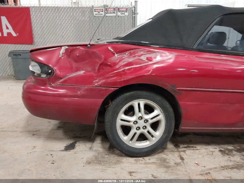 1996 Chrysler Sebring Jxi VIN: 3C3EL55H7TT318248 Lot: 43898759