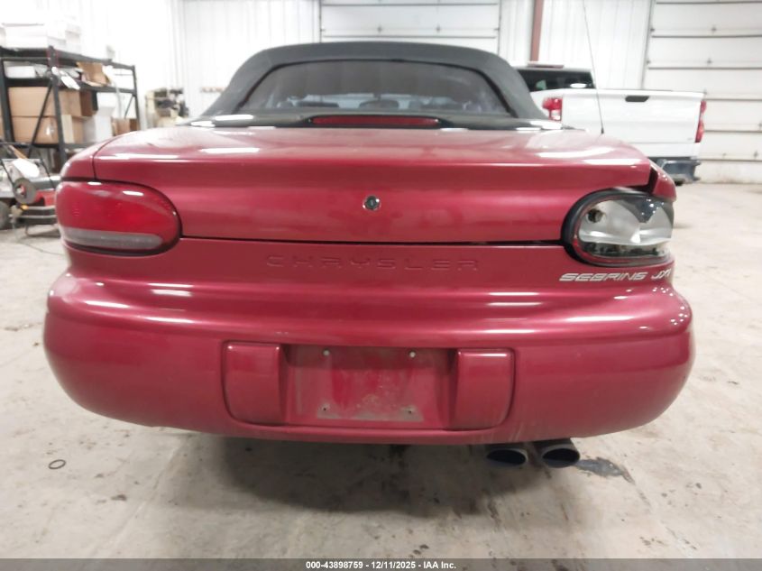1996 Chrysler Sebring Jxi VIN: 3C3EL55H7TT318248 Lot: 43898759