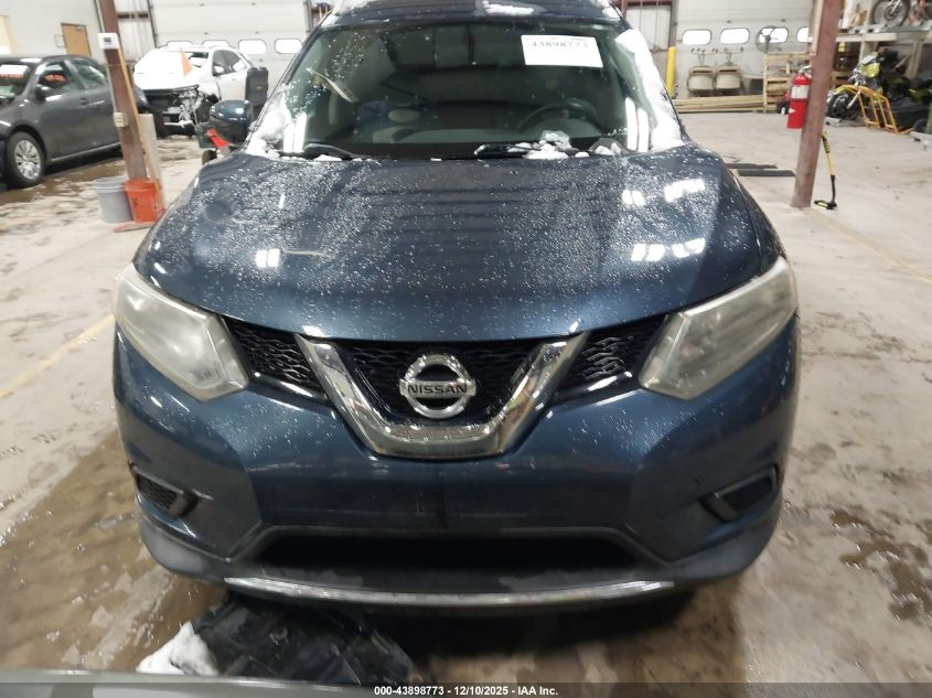 2016 Nissan Rogue Sv VIN: 5N1AT2MM5GC801208 Lot: 43898773