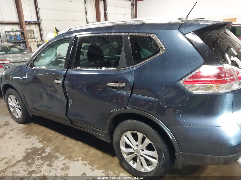 2016 Nissan Rogue Sv VIN: 5N1AT2MM5GC801208 Lot: 43898773