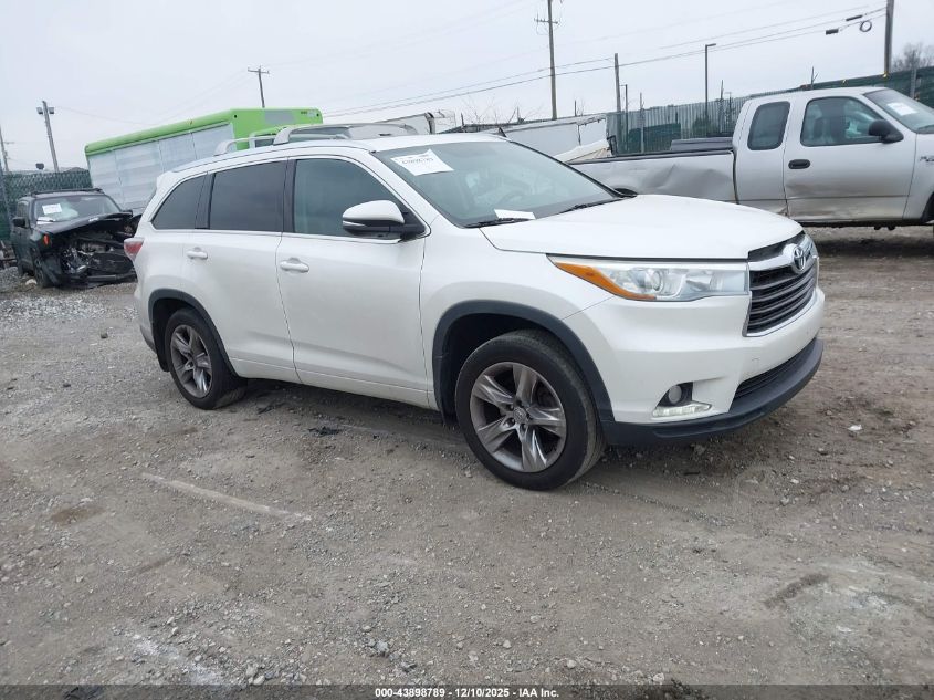 TOYOTA HIGHLANDER LIMITED V6