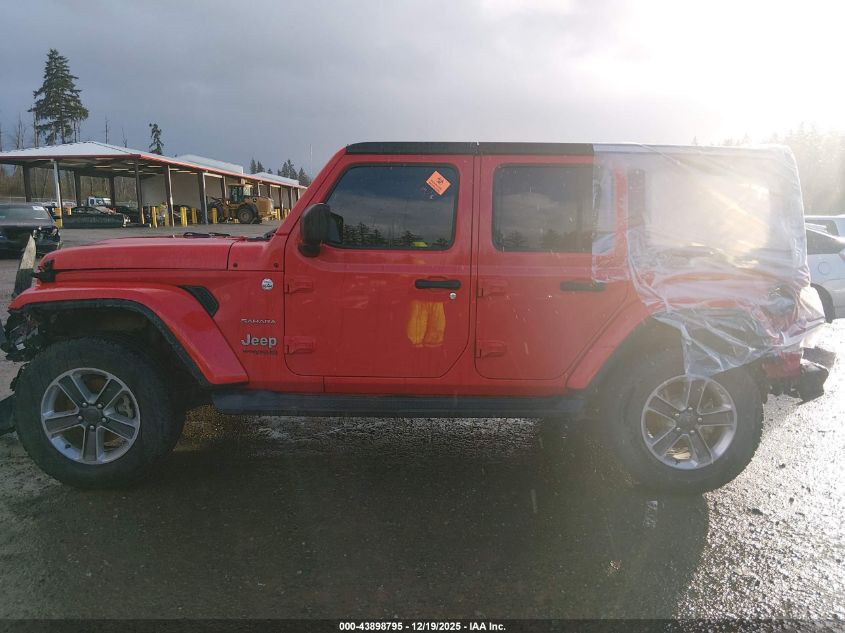 2020 Jeep Wrangler Unlimited Sahara 4X4 VIN: 1C4HJXEN1LW212937 Lot: 43898795
