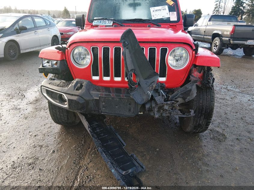 2020 Jeep Wrangler Unlimited Sahara 4X4 VIN: 1C4HJXEN1LW212937 Lot: 43898795