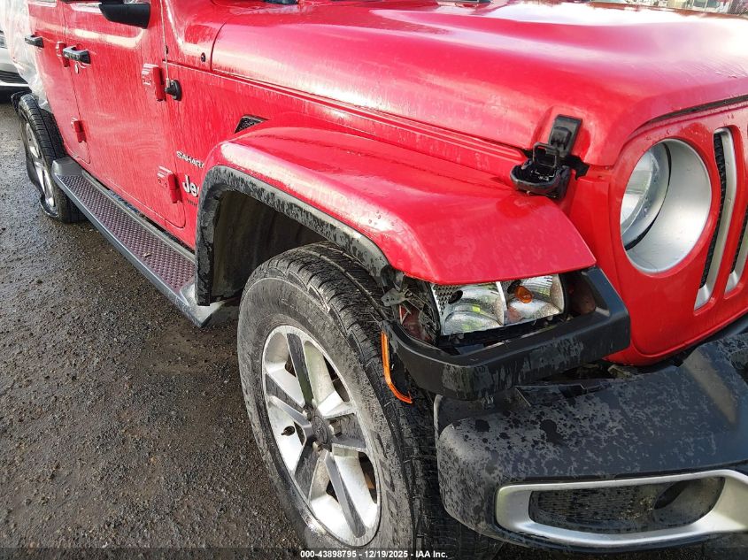 2020 Jeep Wrangler Unlimited Sahara 4X4 VIN: 1C4HJXEN1LW212937 Lot: 43898795