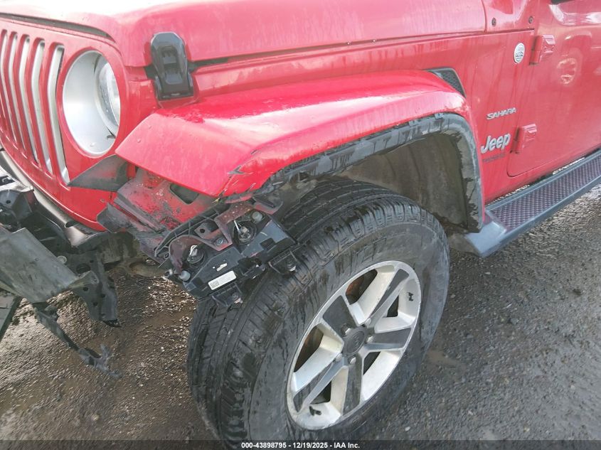 2020 Jeep Wrangler Unlimited Sahara 4X4 VIN: 1C4HJXEN1LW212937 Lot: 43898795