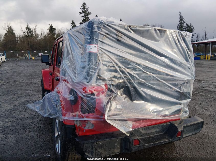 2020 Jeep Wrangler Unlimited Sahara 4X4 VIN: 1C4HJXEN1LW212937 Lot: 43898795